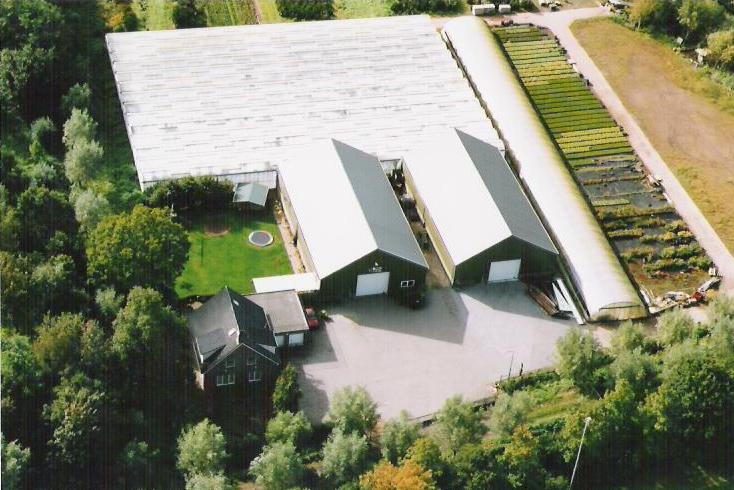 Luchtfoto Boomkwekerij Biemans in Lieshout